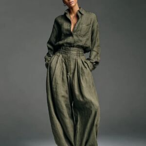 2026 Autumn Women's Fashion Two-Piece Set Cardigan Long Sleeve Loose, bundle