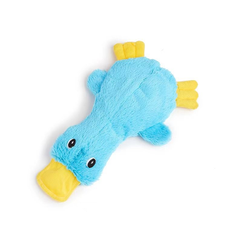Dog Teether Plush Toy, Yellow Duck, Bite-Resistant, pets 3 Dog Teether Plush Toy, Yellow Duck, Bite-Resistant, pets - Image 3