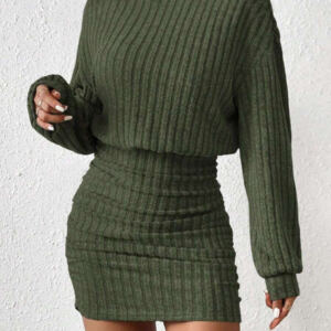 short, form-fitting dress