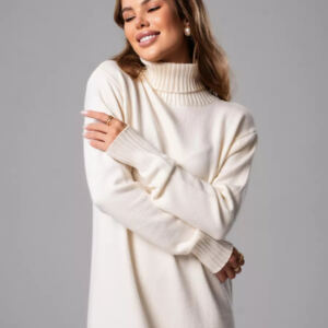 Turtleneck Knitted Dress 2026 Autumn and Winter