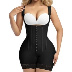 High-compression corset to shape the body, support the ribs, and improve posture