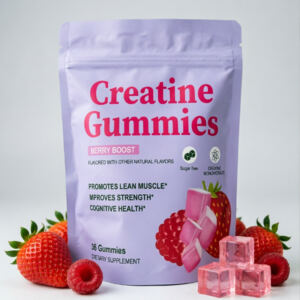 Creatine Monohydrate Gummies - Berry Boost | Sugar-Free Muscle & Strength Supplement 3 packages, bundle