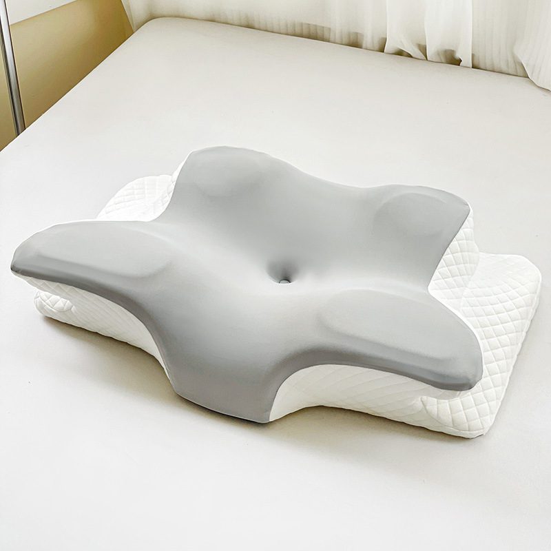 $ 40 | Orthopedic cervical pillow for neck and shoulder pain relief; ergonomic, dual-sided design suitable for back, side, and stomach sleepers. - Image 2
