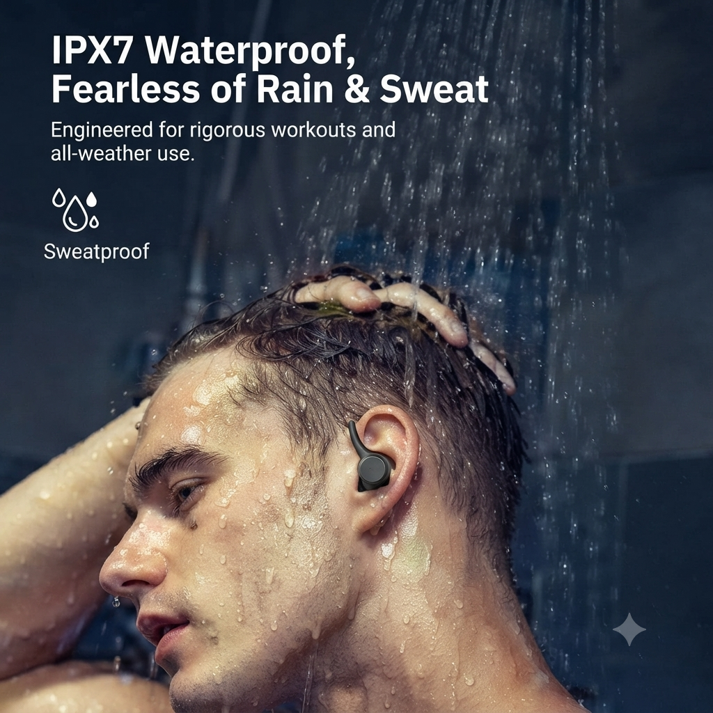Cyboris Waterproof Magnetic Charging TWS Earbuds, TWS Bluetooth Earbuds, Mini Lossless Sports Sound Effect 3 Cyboris Waterproof Magnetic Charging TWS Earbuds, TWS Bluetooth Earbuds, Mini Lossless Sports Sound Effect - Image 3