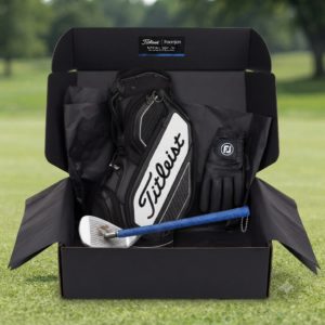 Complete Golf Kit: Titleist Golf Bag, FootJoy Glove, and Groove Cleaner, bundle