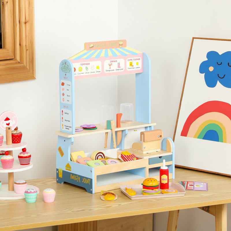 Toy vegetable and fruit stand, children 2 Toy vegetable and fruit stand, children - Image 2