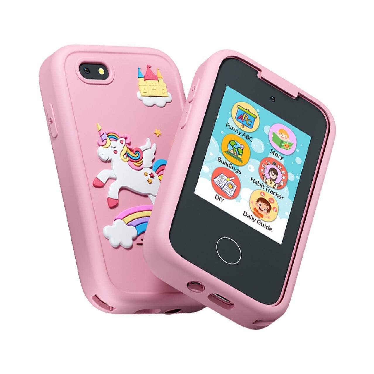 2.8-Inch HD Photo and Video Camera Kids' Cell Phone with IPS Touchscreen and Unicorn Design 2 2.8-Inch HD Photo and Video Camera Kids' Cell Phone with IPS Touchscreen and Unicorn Design - Image 2
