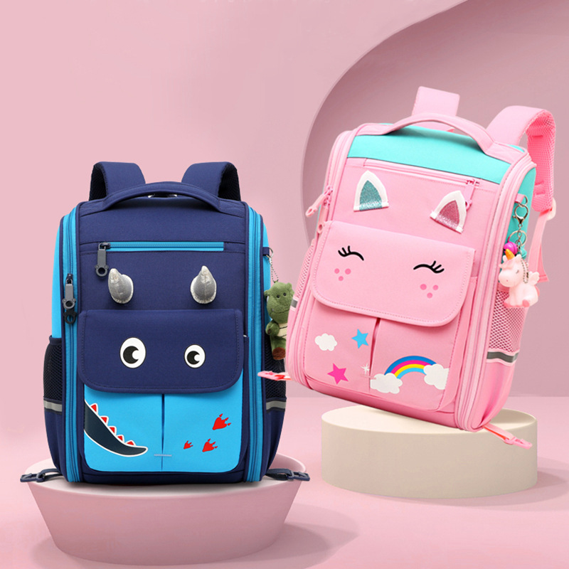 Backpack, 16-Inch School Backpack with Wheels, Detachable Backpack with Trolley for School Travel, Ages 5-9, Pink 2 Backpack, 16-Inch School Backpack with Wheels, Detachable Backpack with Trolley for School Travel, Ages 5-9, Pink - Image 2