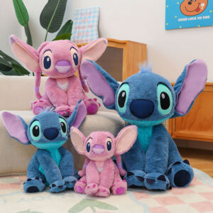 Disney Store Official, Lilo & Stitch, Stitch, Mini Plush Toy, 17cm/7'', Soft Blue Alien Plush Toy, Suitable for All Ages