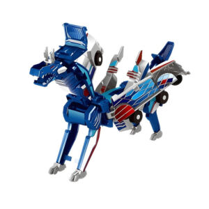 Transforming Dinosaur Car, Dinosaur Transforming Collision, Magnetic Educational Toy for Kids, Automatic Vehicle-to-Dinosaur Transformation for Home, School, Gift