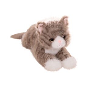 Realistic, soft, fluffy, and adorable decorative plush cat | Ideal for room decor, interior accents, car accessories, boys' and girls' bedrooms, nurseries, and living rooms.