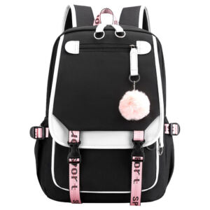 Backpacks for elementary and middle school students with all-over print, backpack for girls