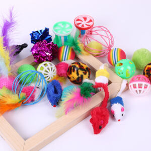 Cat Toy Balls, Bell Ball, 27-Piece Set, Fun Cat Toy,pets