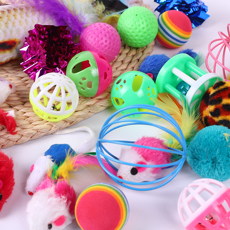 Cat Toy Balls, Bell Ball, 27-Piece Set, Fun Cat Toy,pets 3 Cat Toy Balls, Bell Ball, 27-Piece Set, Fun Cat Toy,pets - Image 3