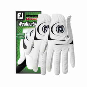 WeatherSof Men's Golf Gloves, 3-Pack, bundle