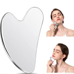 Stainless steel gua sha, facial care