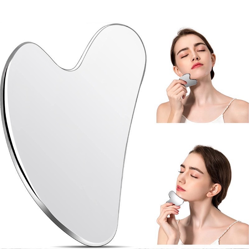 Stainless steel gua sha, facial care 1 Stainless steel gua sha, facial care