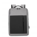 Printable laptop backpack, rechargeable backpack with USB