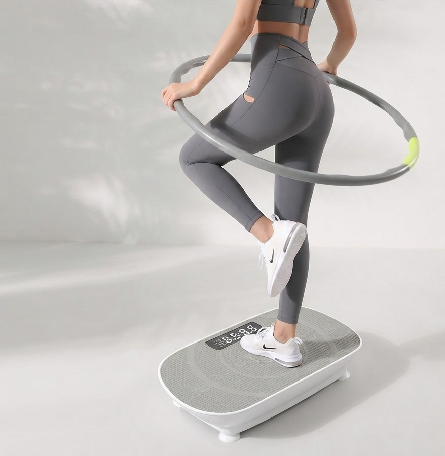 2-in-1 Sports Kit: Vibrating Base and Fitness Hoop with Sportswear, bundle 1 2-in-1 Sports Kit: Vibrating Base and Fitness Hoop with Sportswear, bundle