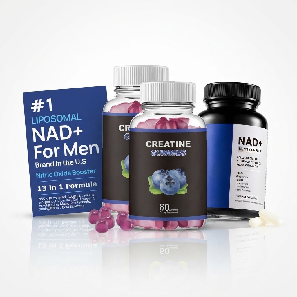 The Ultimate Bundle of Liposomal NAD+ and Creatine Gummies, bundle 1 The Ultimate Bundle of Liposomal NAD+ and Creatine Gummies, bundle