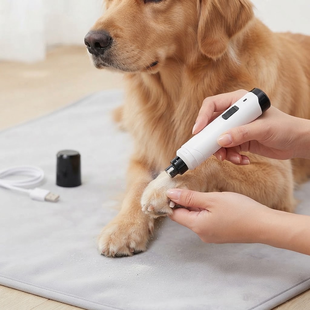 Dog Nail Grinder and Clipper – 5-Speed Rechargeable Dog Nail Trimmer with 2 LED Lights and 3 Ports – Suitable for Large, Medium, and Small Dogs and Cats, pets 2 Dog Nail Grinder and Clipper – 5-Speed Rechargeable Dog Nail Trimmer with 2 LED Lights and 3 Ports – Suitable for Large, Medium, and Small Dogs and Cats, pets - Image 2