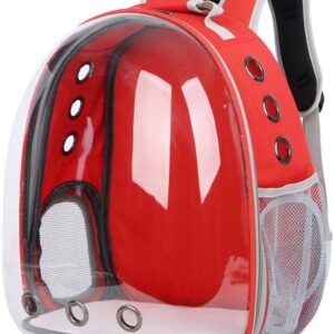 Gaorui Pet Backpack for Cats and Dogs – Portable Space-Bubble Travel Bag (Airline-Approved) for Hiking
