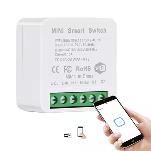Smart Switch On/Off Device Mini Cozylife Wifi Switch Smart Switch App Remote Control Voice Al