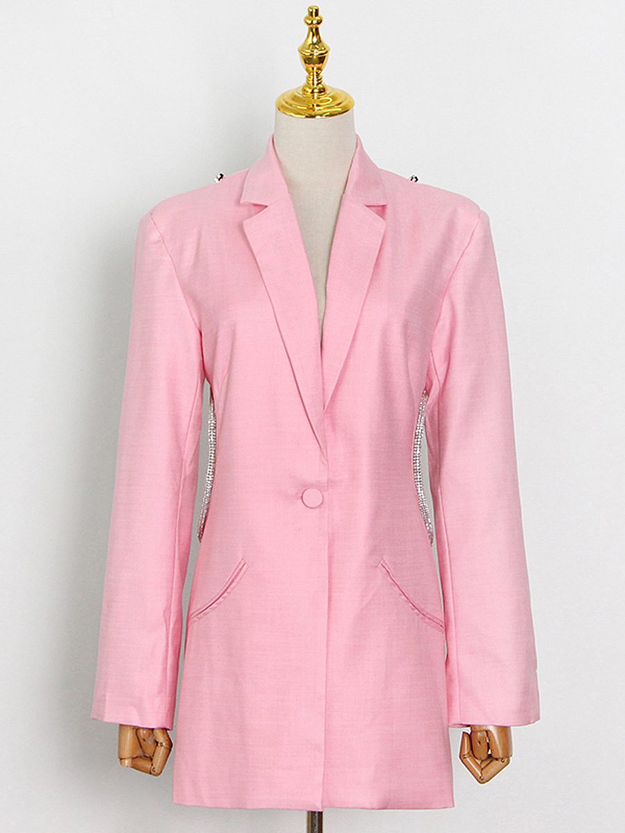 $ 95 | Women's sexy open-back blazer dress, fashion - Image 4